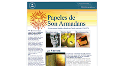 Desktop Screenshot of papelesdesonarmadans.com