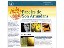 Tablet Screenshot of papelesdesonarmadans.com